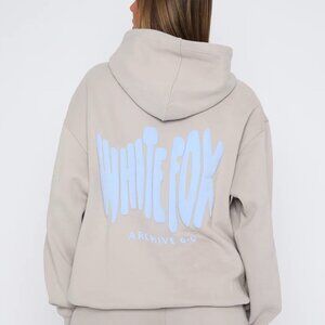 NWT White Fox Archive 6.0 Oversized Hoodie Dove $69.99 USD
